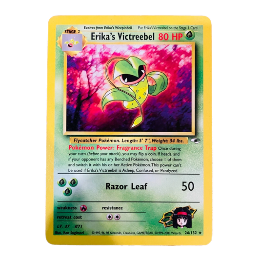 Pokémon TCG: Erika's Victreebel 26/132 (Gym Heroes Rare)