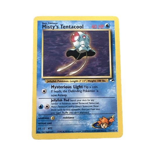 Pokémon TCG: Misty's Tentacool 32/132 (Gym Heroes Rare)
