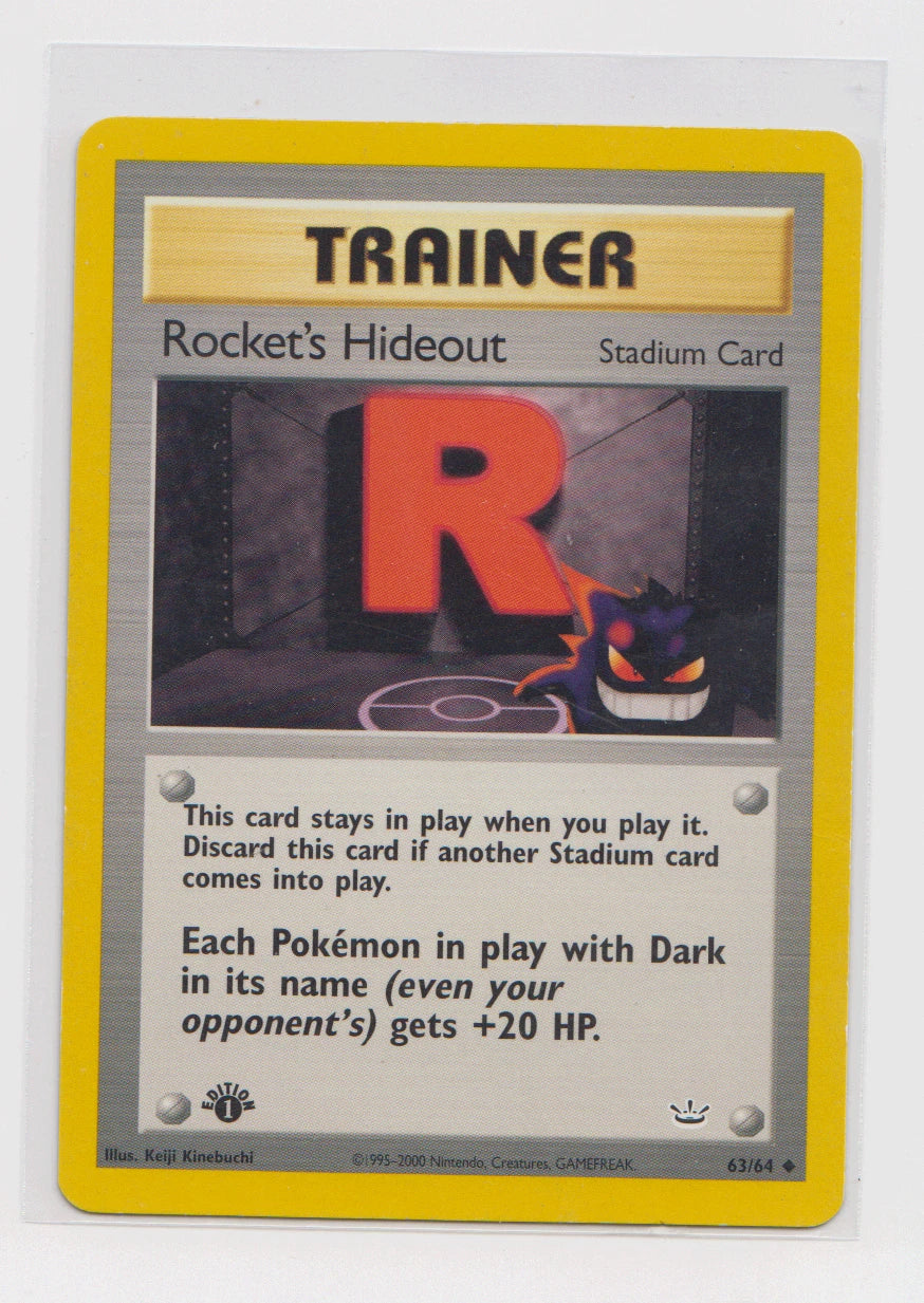 Pokémon TCG: Rocket's Hideout 63/64 (Neo Revelation) (1st Edition)